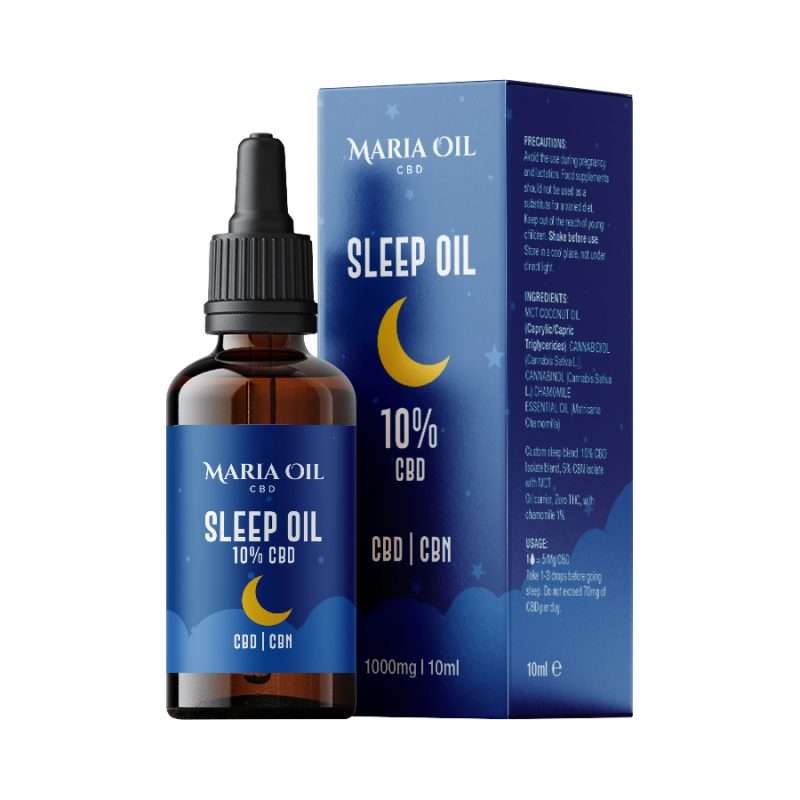 Sleep Oil CBD + CBN Aceite Solución Sueño