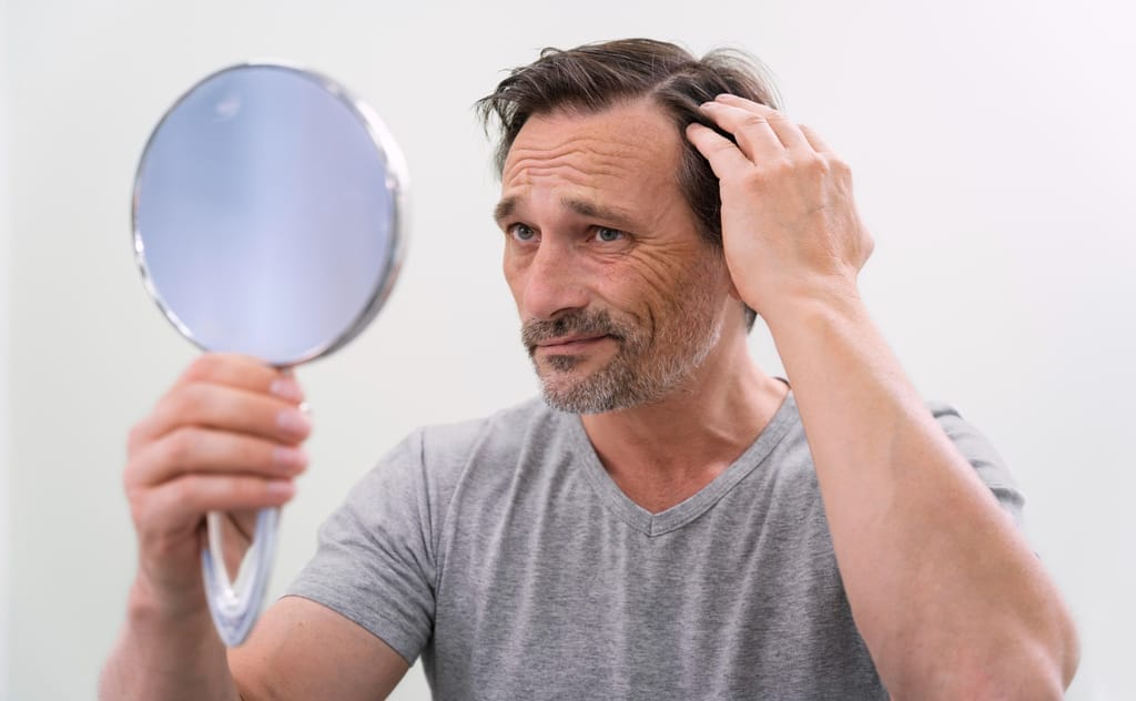 caduta dei capelli nell'uomo