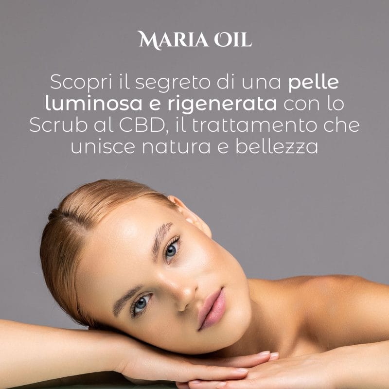 scrub viso con ingredienti naturali