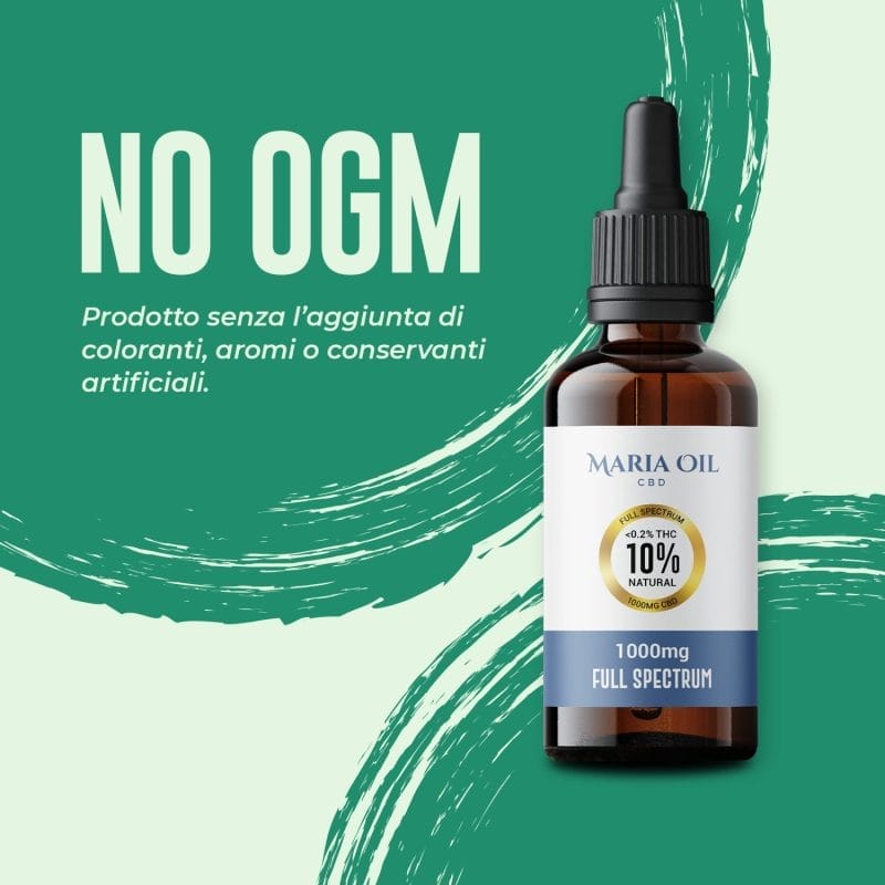 olio CBD 10% full spectrum no ogm