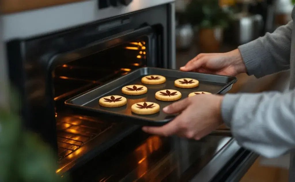 biscotti alla marijuana forno