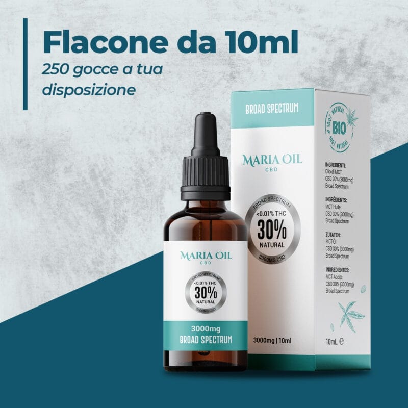 Olio di CBD 30% Broad Spectrum